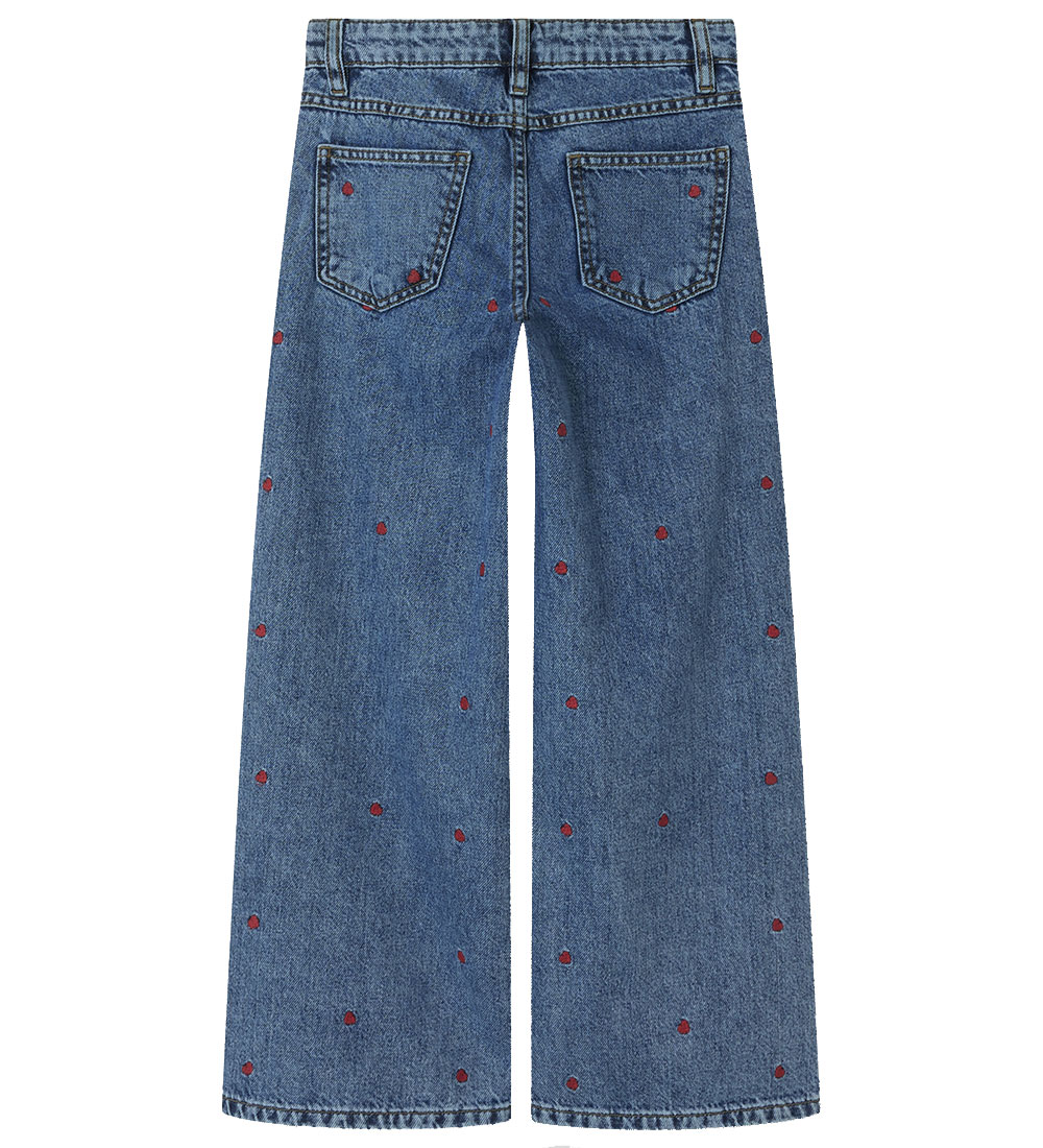 Name It Jeans - Wide - NkfBella - Medium+ Blue Denim/Heart