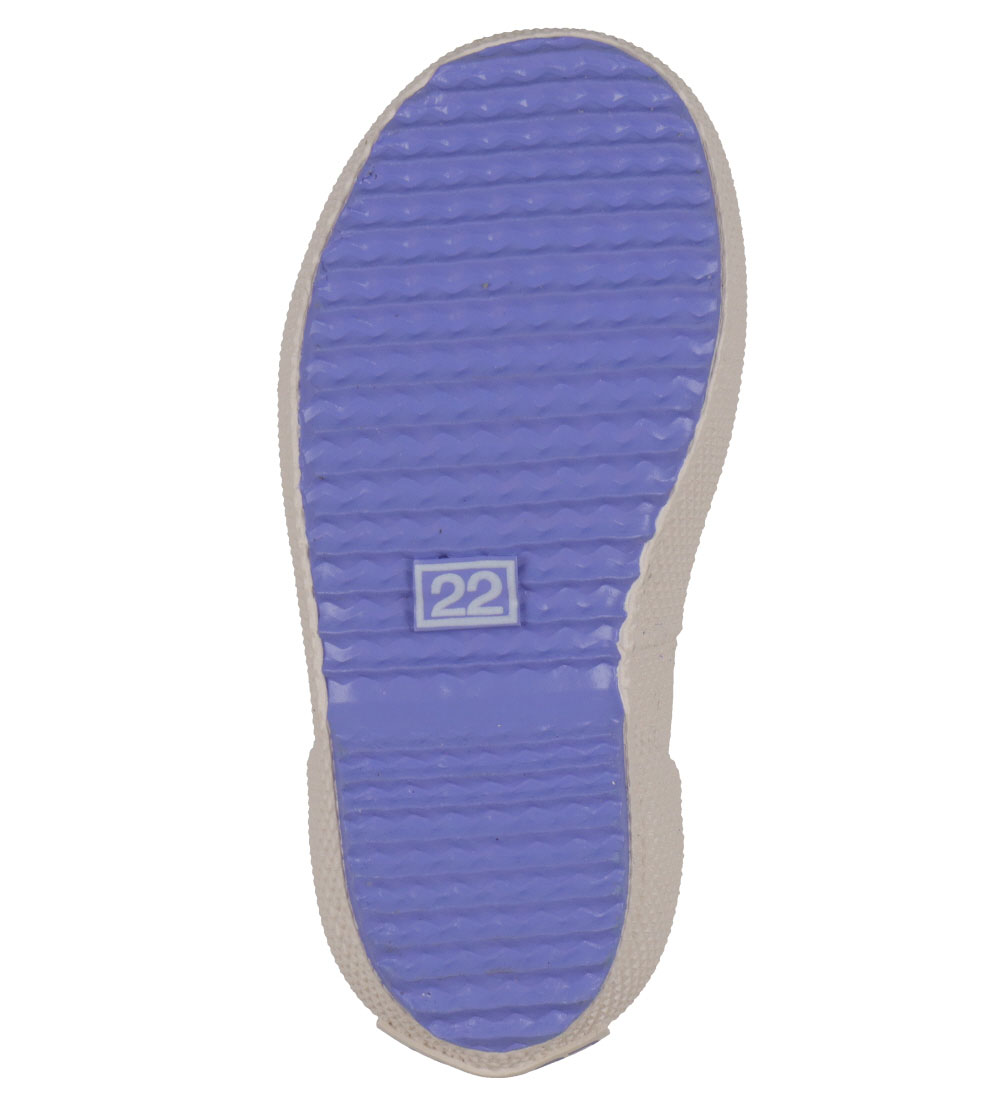 CeLaVi Rubber Boots - Blue Bell w. Flowers