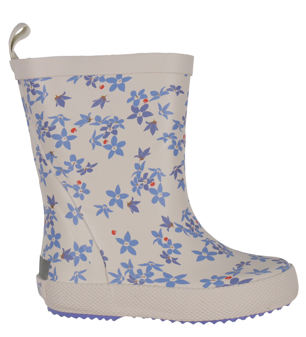 CeLaVi Rubber Boots - Blue Bell w. Flowers