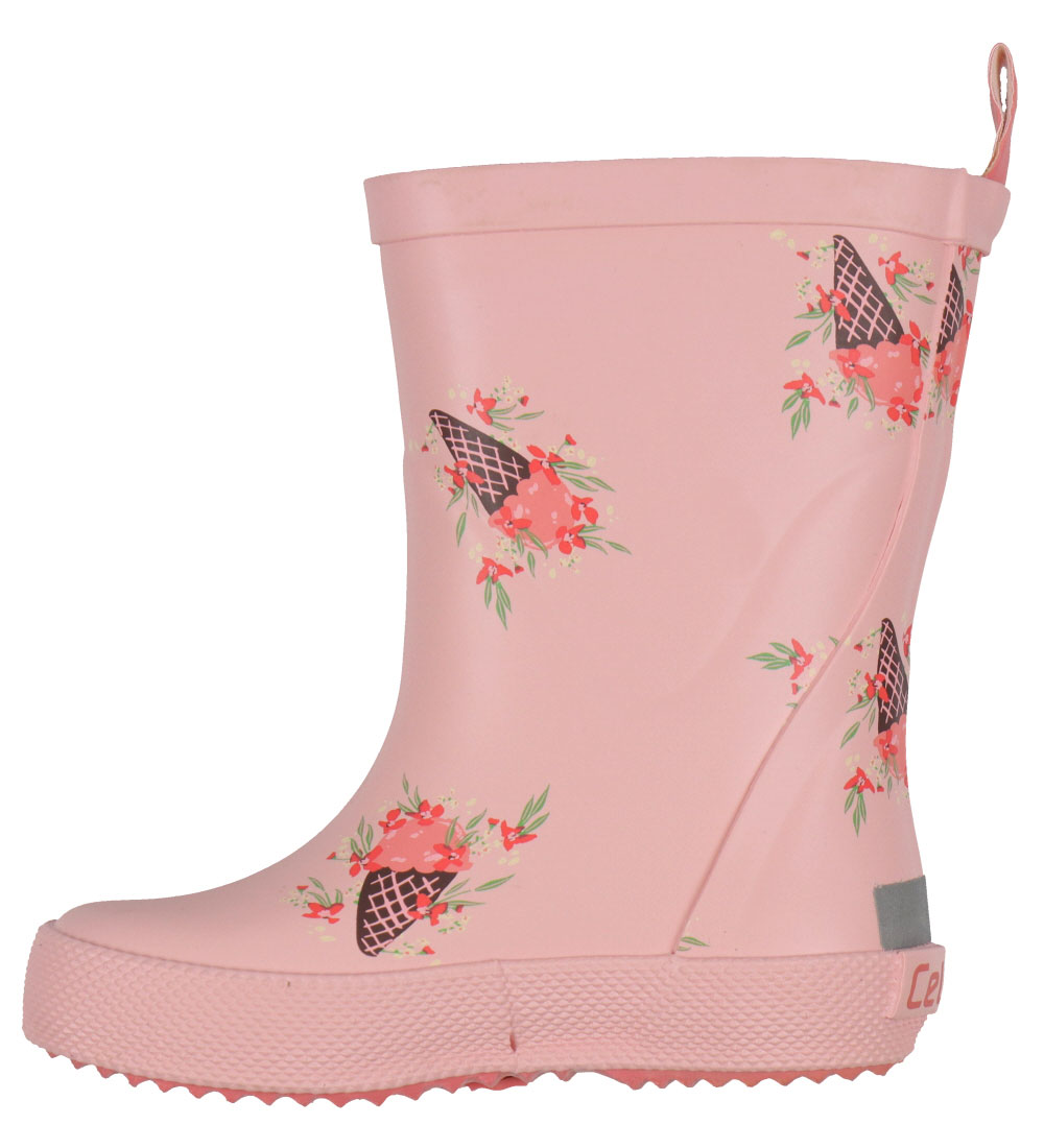 CeLaVi Gummistiefel - Peach Blossom m. Eistüten