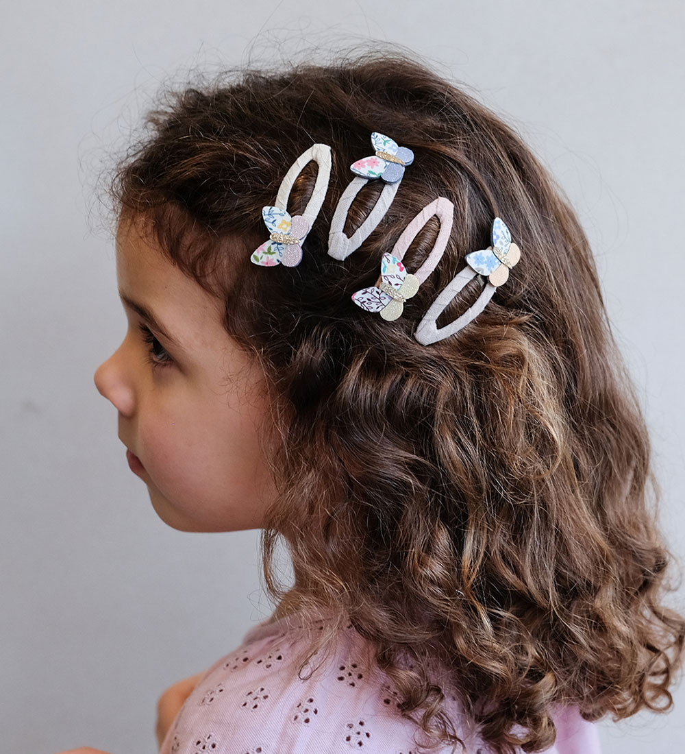 Mimi & Lula Hair Clips - 4-Pack - 5 cm - Betty Bow Tie Florence