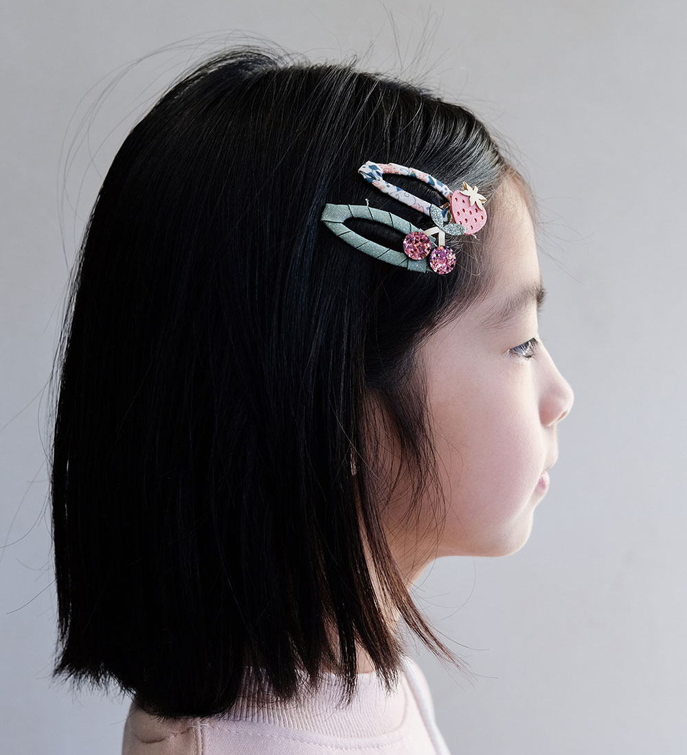 Mimi & Lula Hair Clips - 4-Pack - 5 cm - Fruity Floral Florence