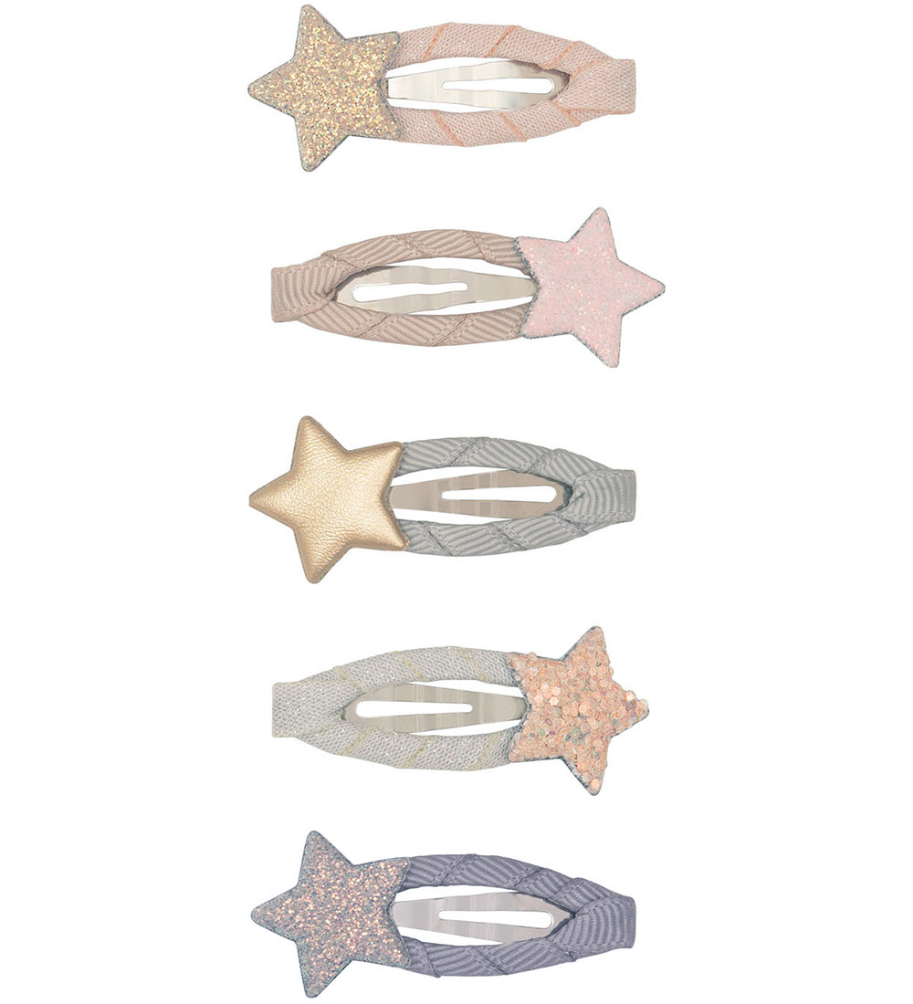 Mimi & Lula Hiusklipsit - 5 kpl - 4 cm - Stellina Sparkle Fa