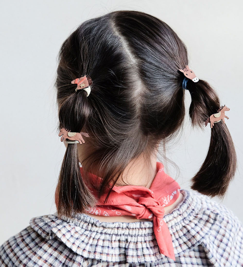 Mimi & Lula Elastic Hair Bands - 6-Pack - Mini Lucky Pony