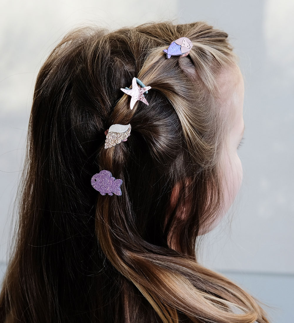 Mimi & Lula Elastic Hair Bands - 8-Pack - Mini Mermaid Sealife