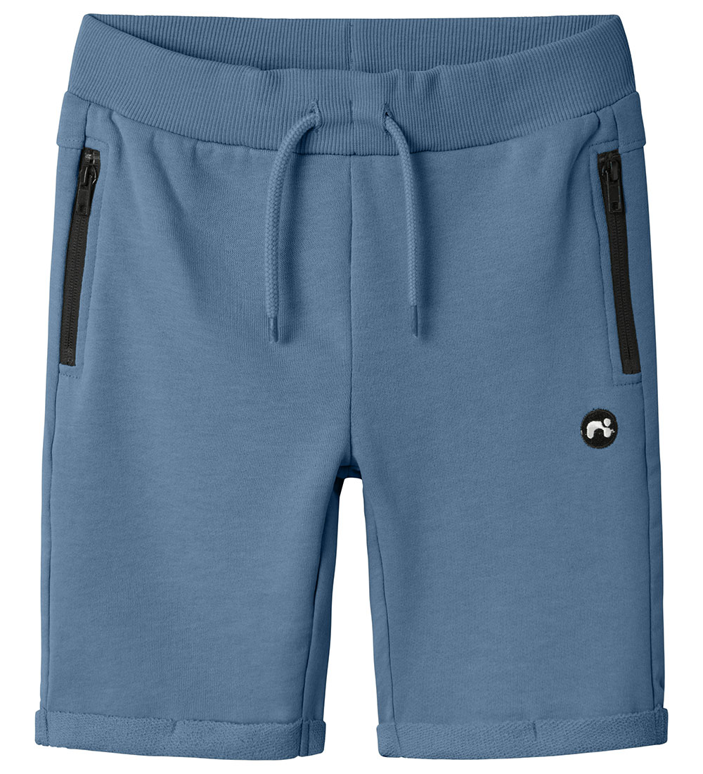Shorts en Molleton Name It - Noos - NkmVimo - Coronet Blue