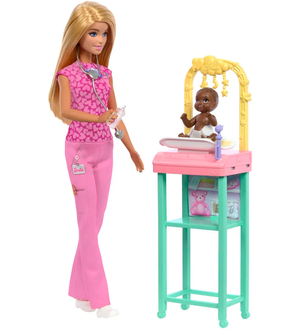Barbie Puppe - 30 cm - Kinderarzt Spielset