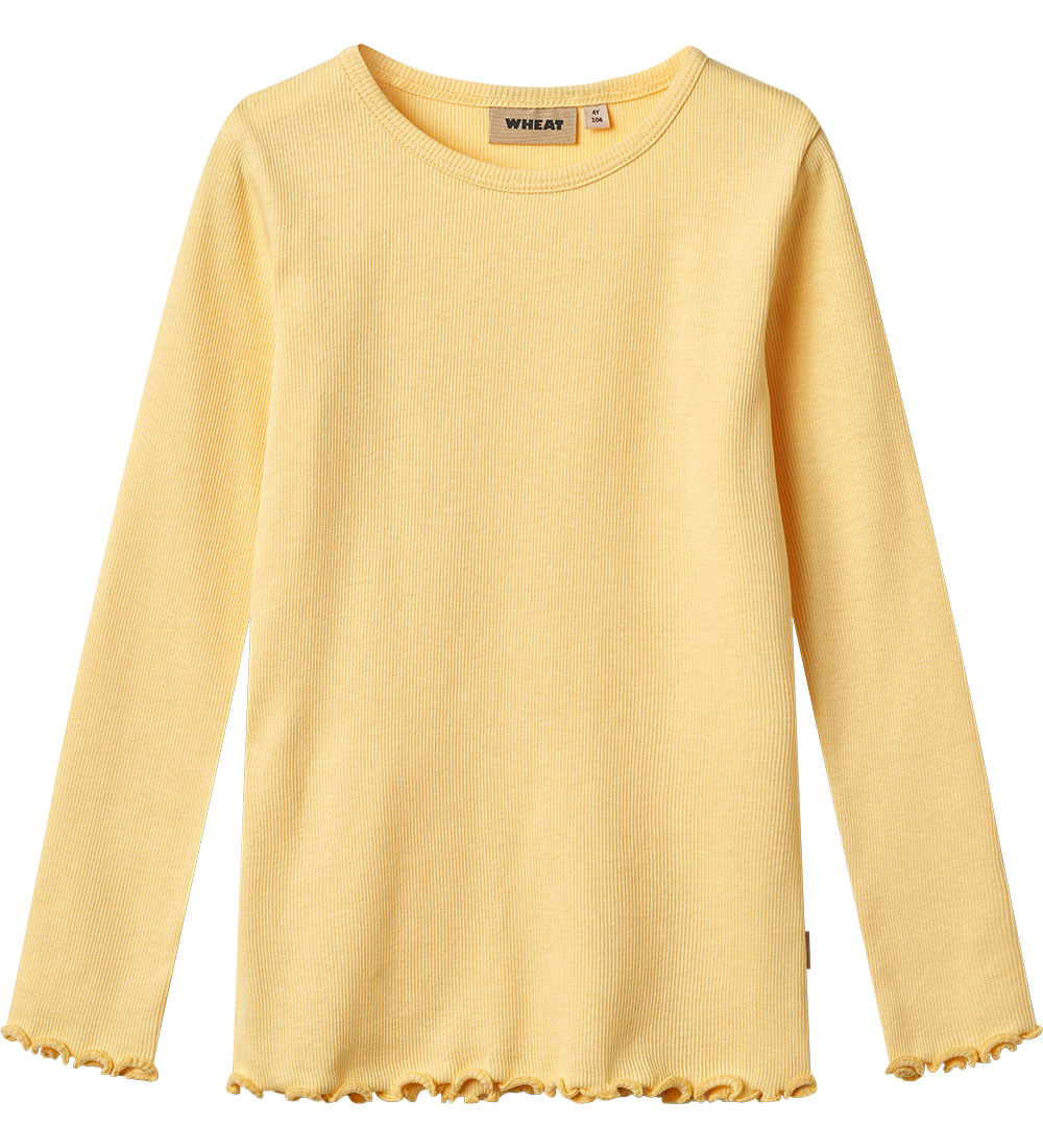 Wheat Bluse - Rib - Ida - Golden Yellow