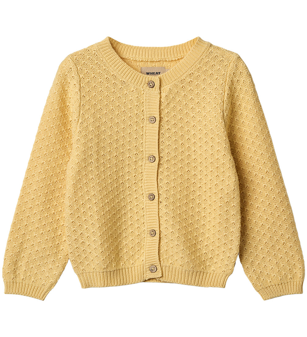 Wheat Cardigan - Knitted - Magnella - Golden Yellow