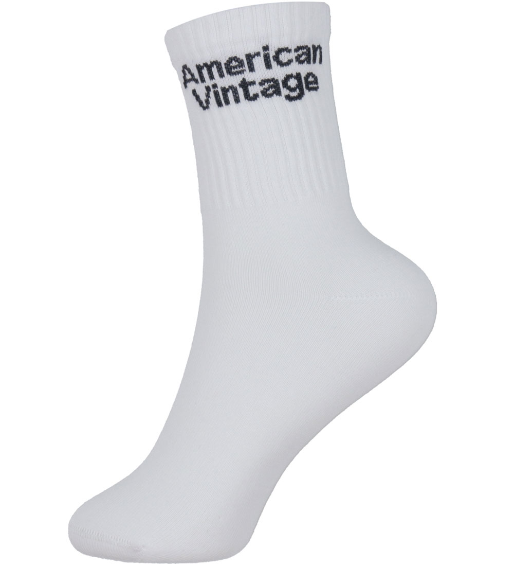 American Vintage Sokkar - Clypsun - Hvítt