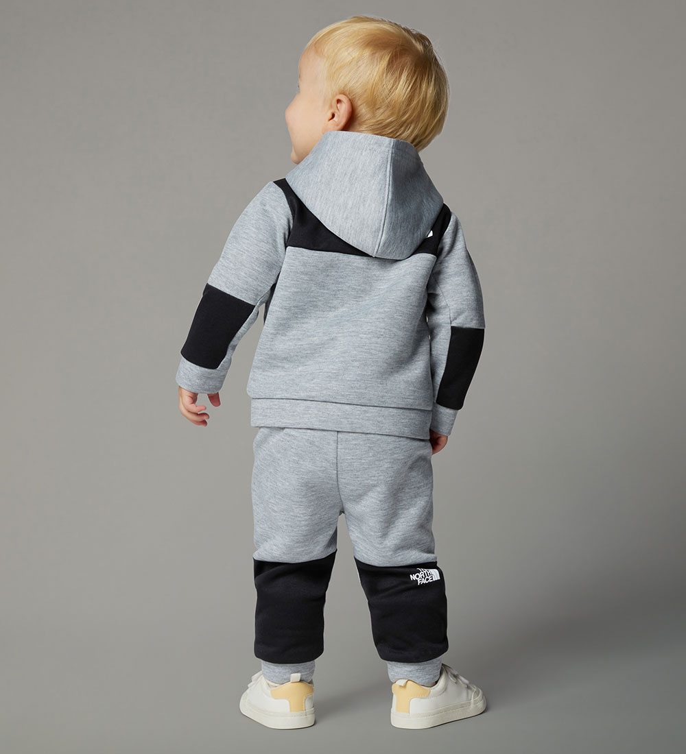 The North Face Sweat Set - Cardigan/Trousers - Light Grey Heathe
