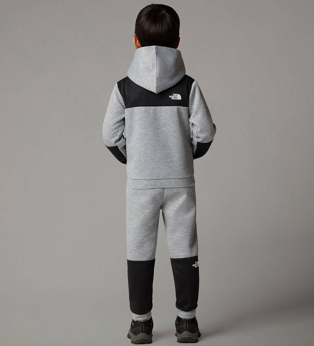 The North Face Sweat Set - Cardigan/Trousers - Light Grey Heathe