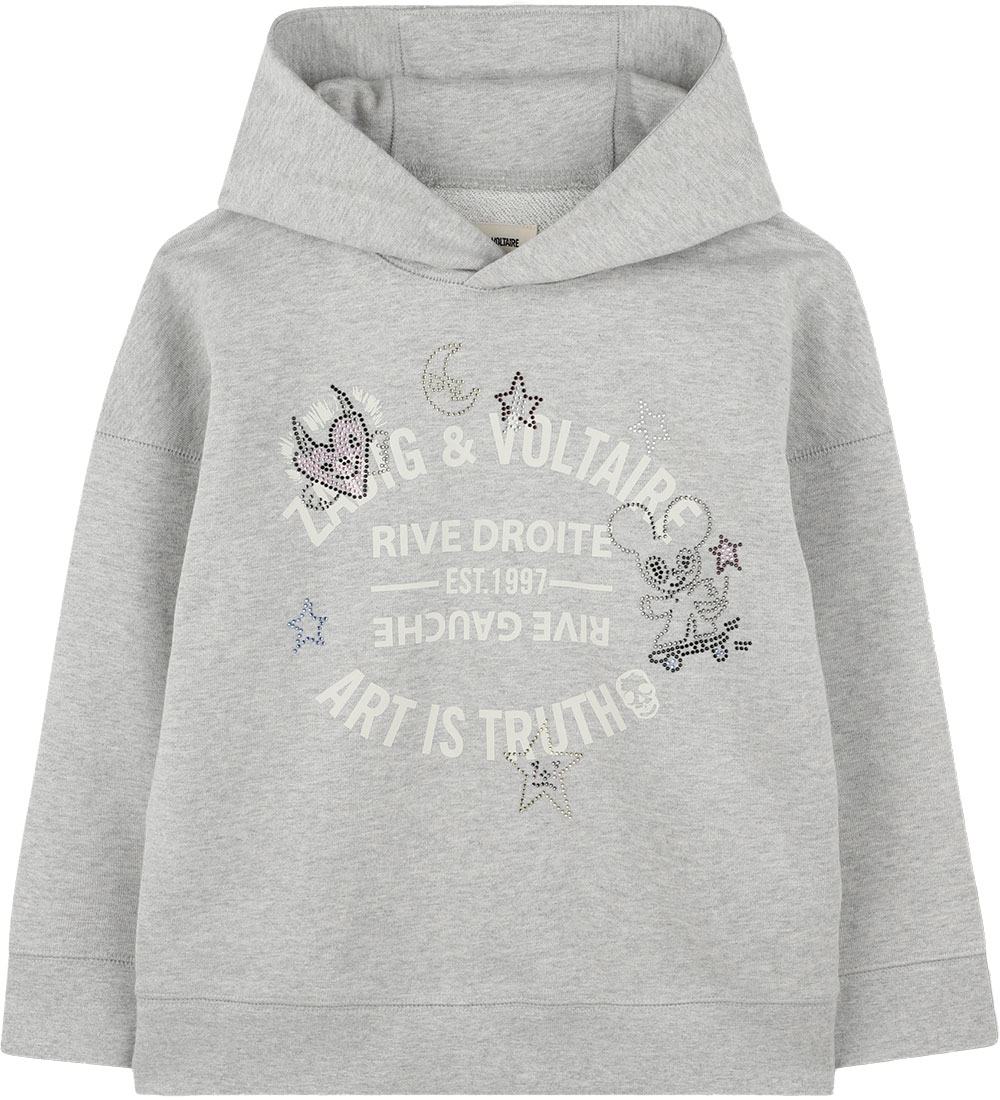 Zadig & Voltaire Kapuzenpullover - Grau Meliert
