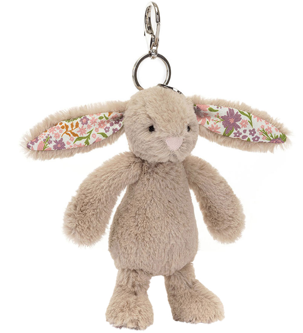 Porte-clés Jellycat - 18x5 cm - Blossom Beige Bunny 'Petal'