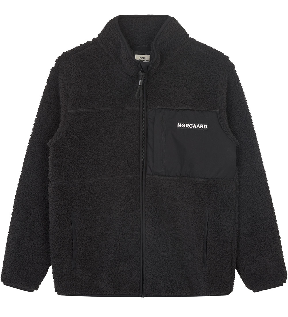 Mads Nørgaard Fleece Jacket - Jeffo - Jet Black