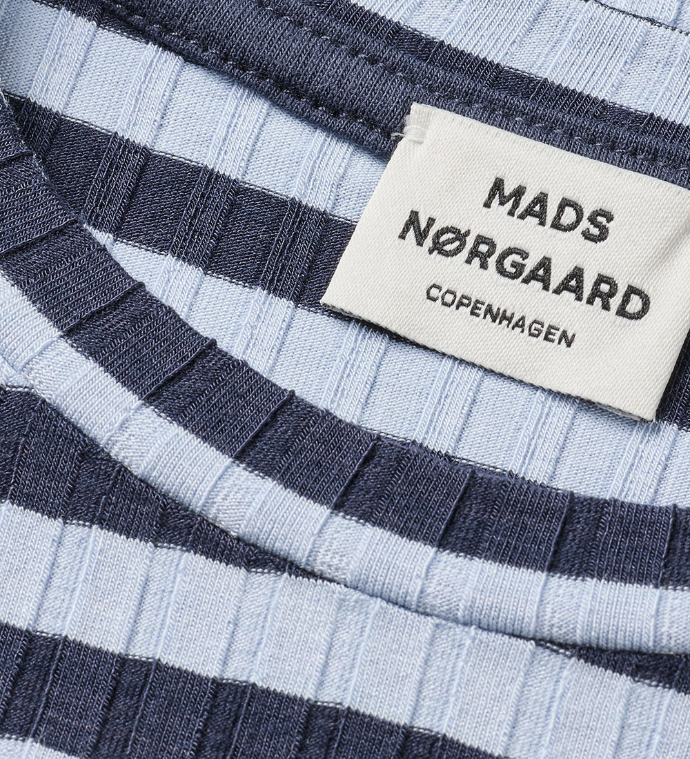 Mads Nørgaard Blouse - Rib - Talika - Parisian Night/Cashmere Bl