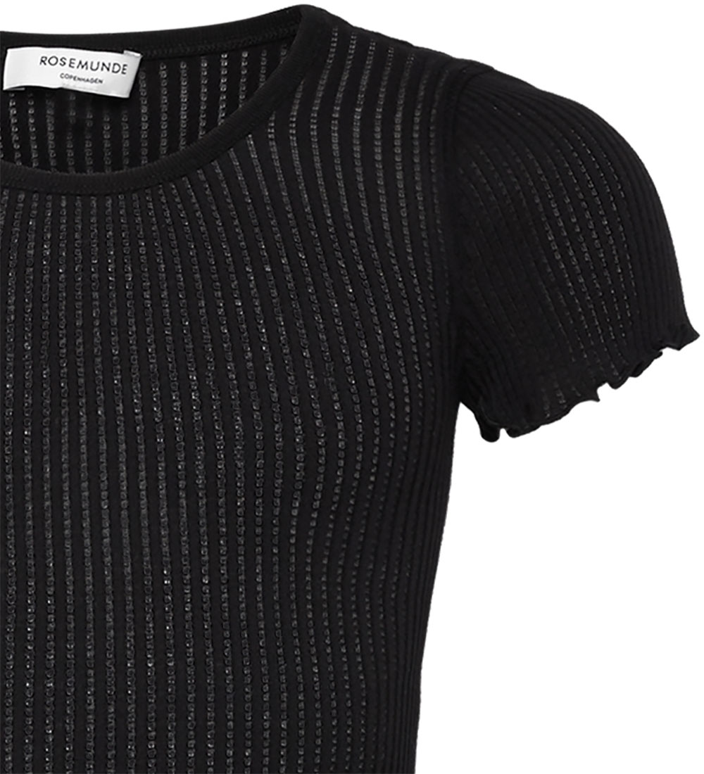 Rosemund T-shirt - Rib - Baku - Black
