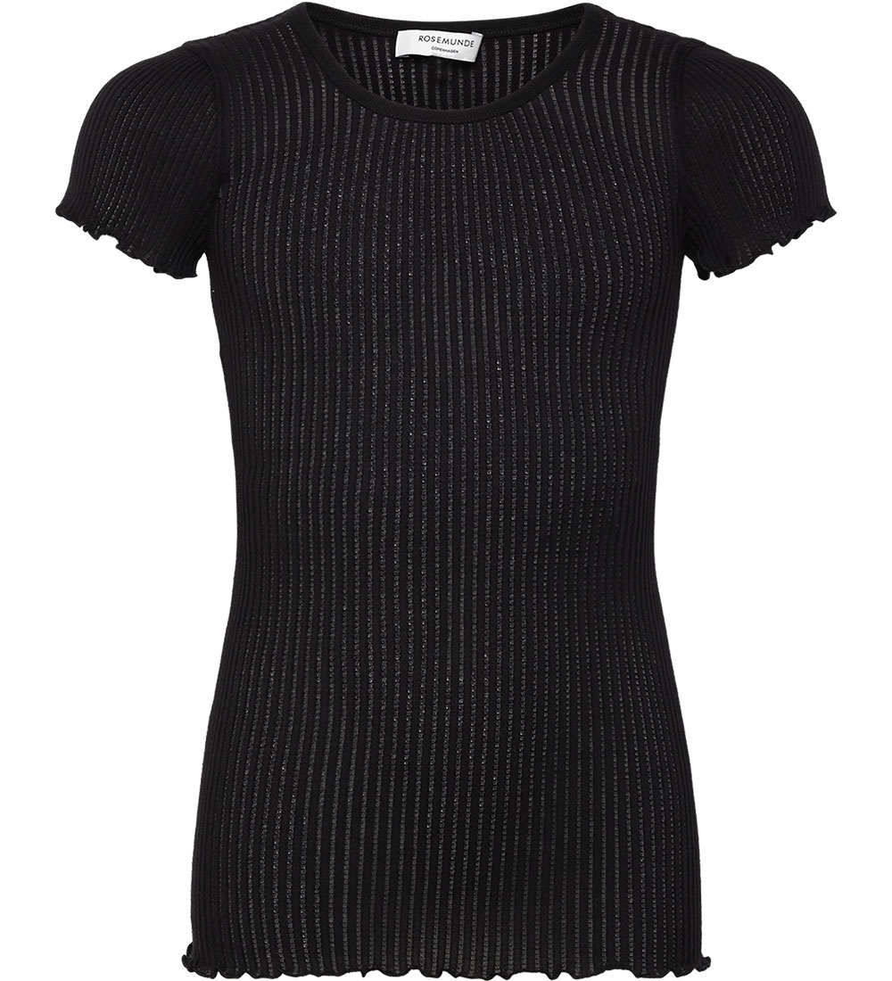 Rosemund T-shirt - Rib - Baku - Black