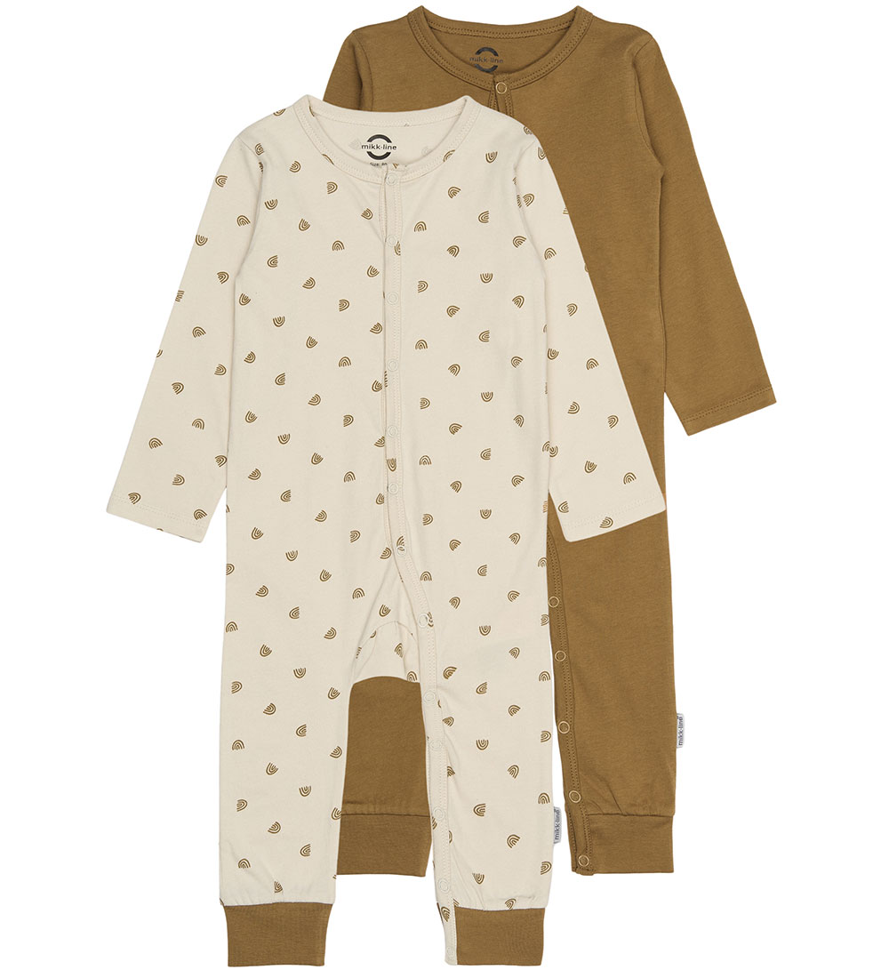 Mikk-Line Jumpsuit - 2-Pack - Dijon