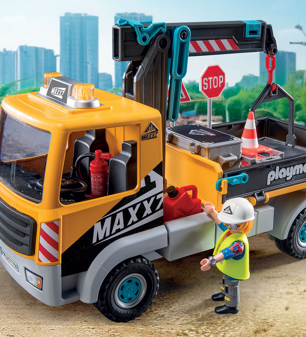 Playmobil Action Heroes - Crane - 71750 - 55 Parts