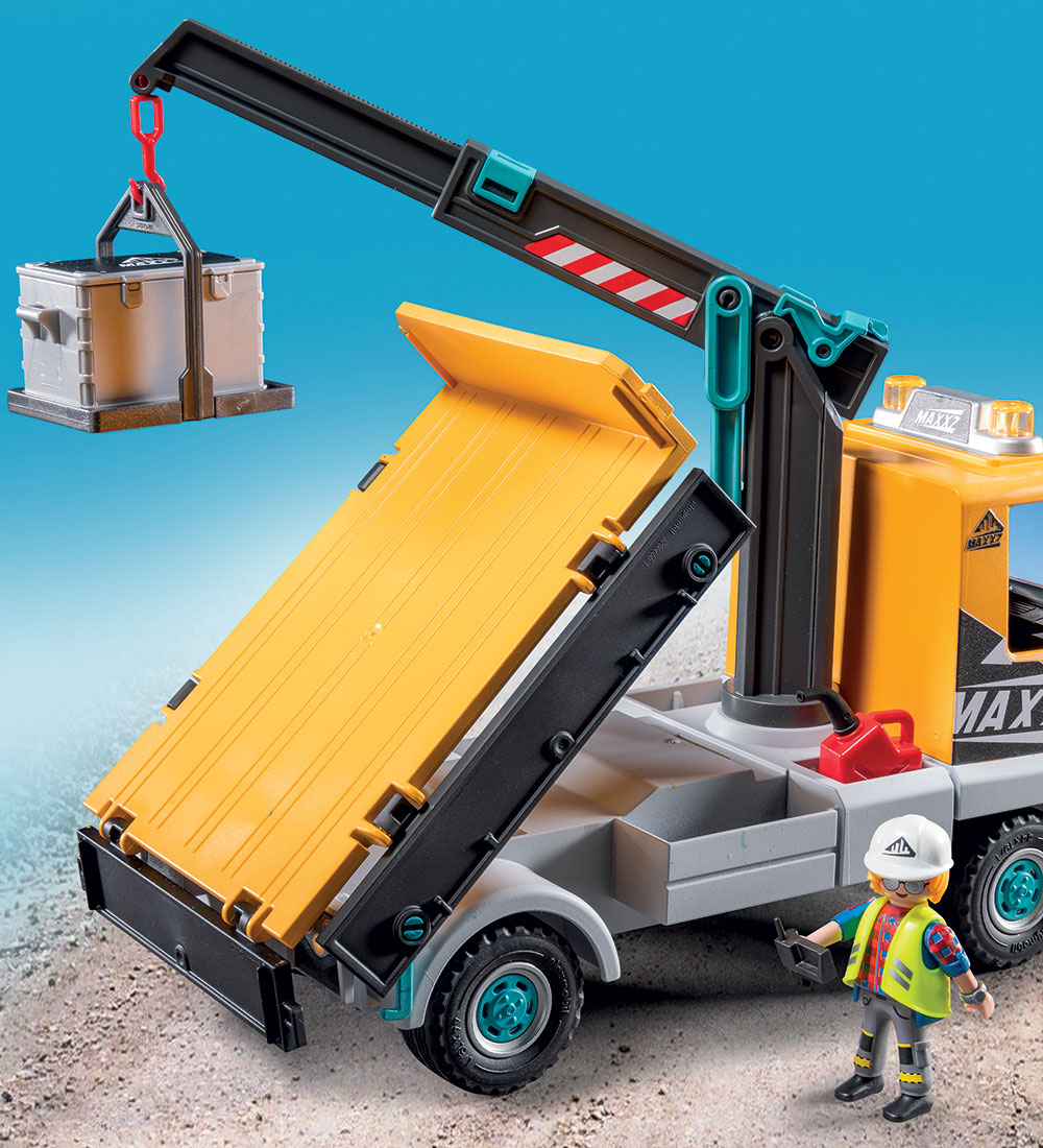 Playmobil Action Heroes - Crane - 71750 - 55 Parts