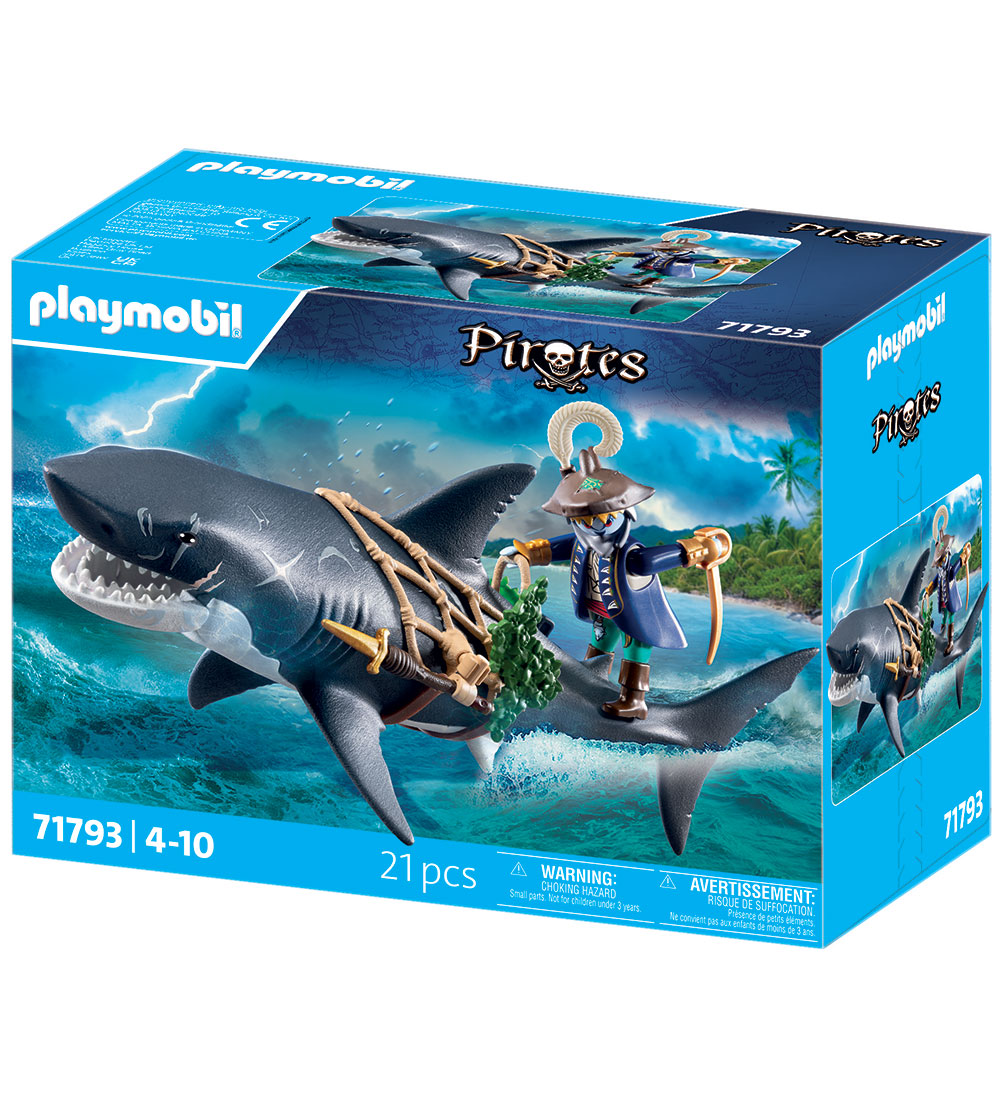 - Requin géant avec pirate Playmobil Pirates - 71793 - 21 Partie