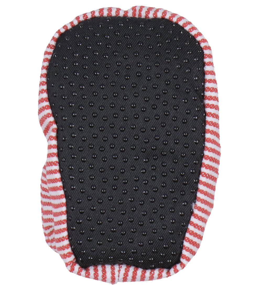 Melton Booties - Striped - True Red