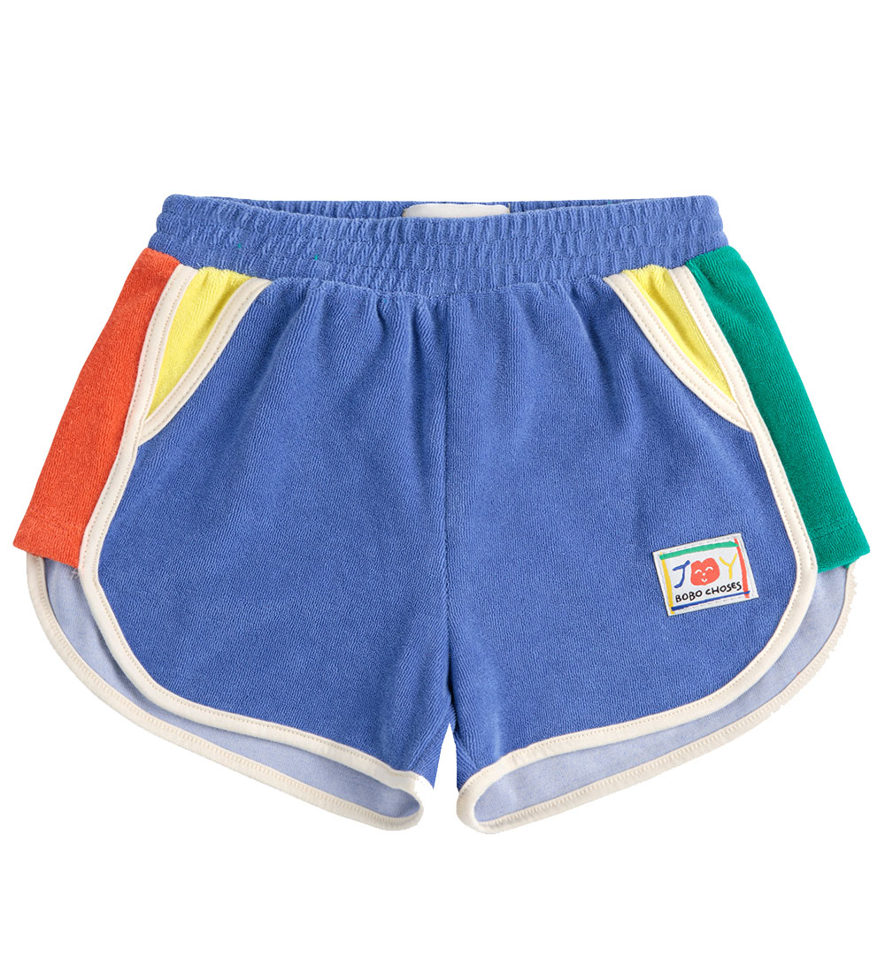 Bobo Choses Shorts - Smiling Color Block - Blue