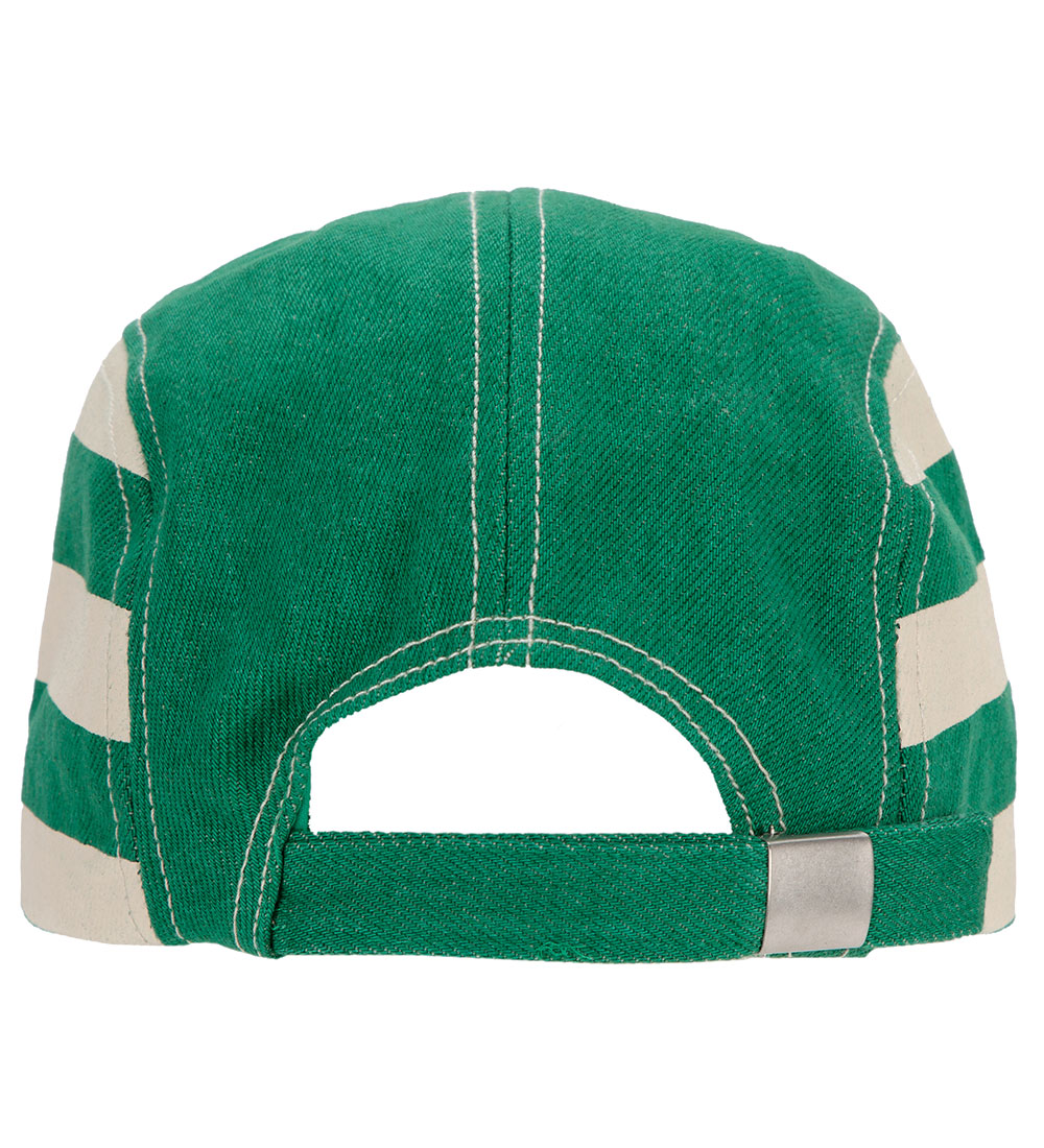 Bobo Choses Kappe - Green Streifen - Hellgrün