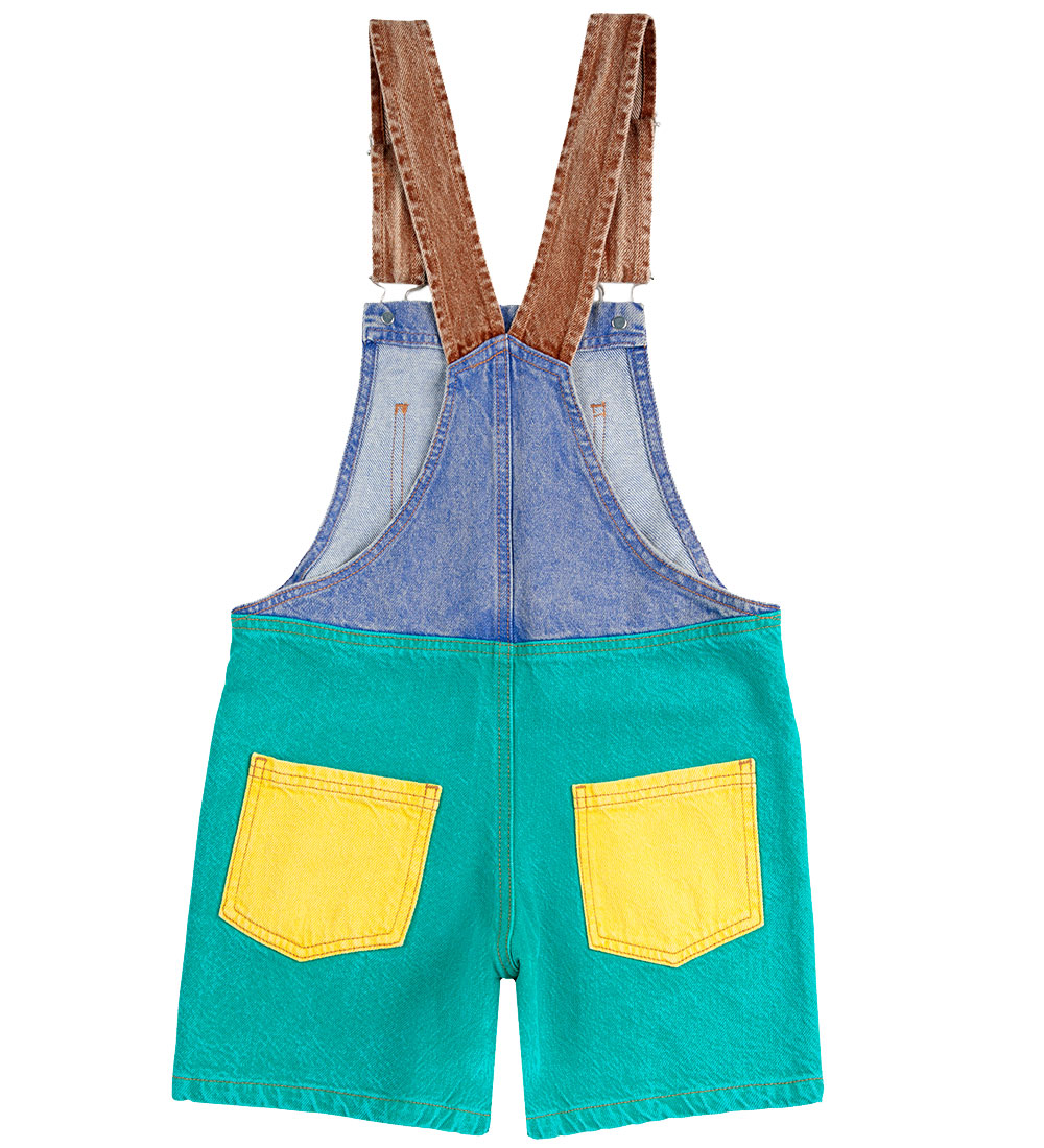 Bobo Choses Overalls - Smiling Color Block - Multicolour