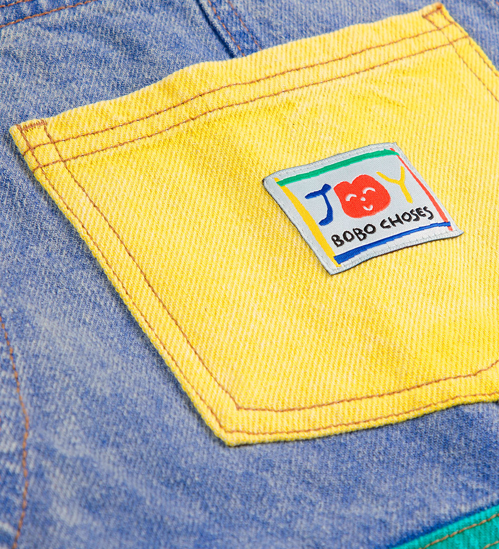 Bobo Choses Overalls - Smiling Color Block - Multicolour