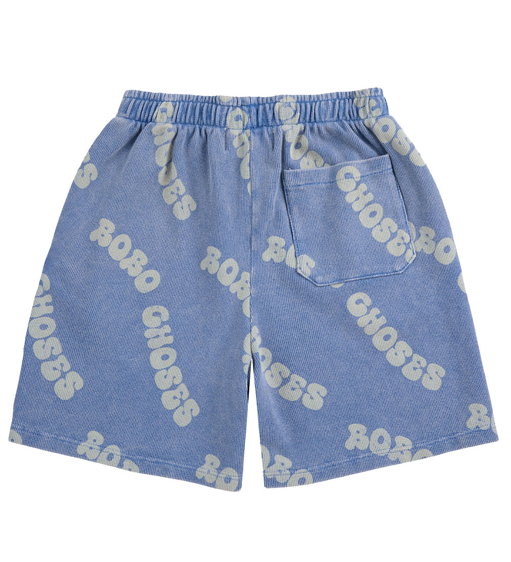 Bobo Choses Shorts - Rib - Vågigt - Blå