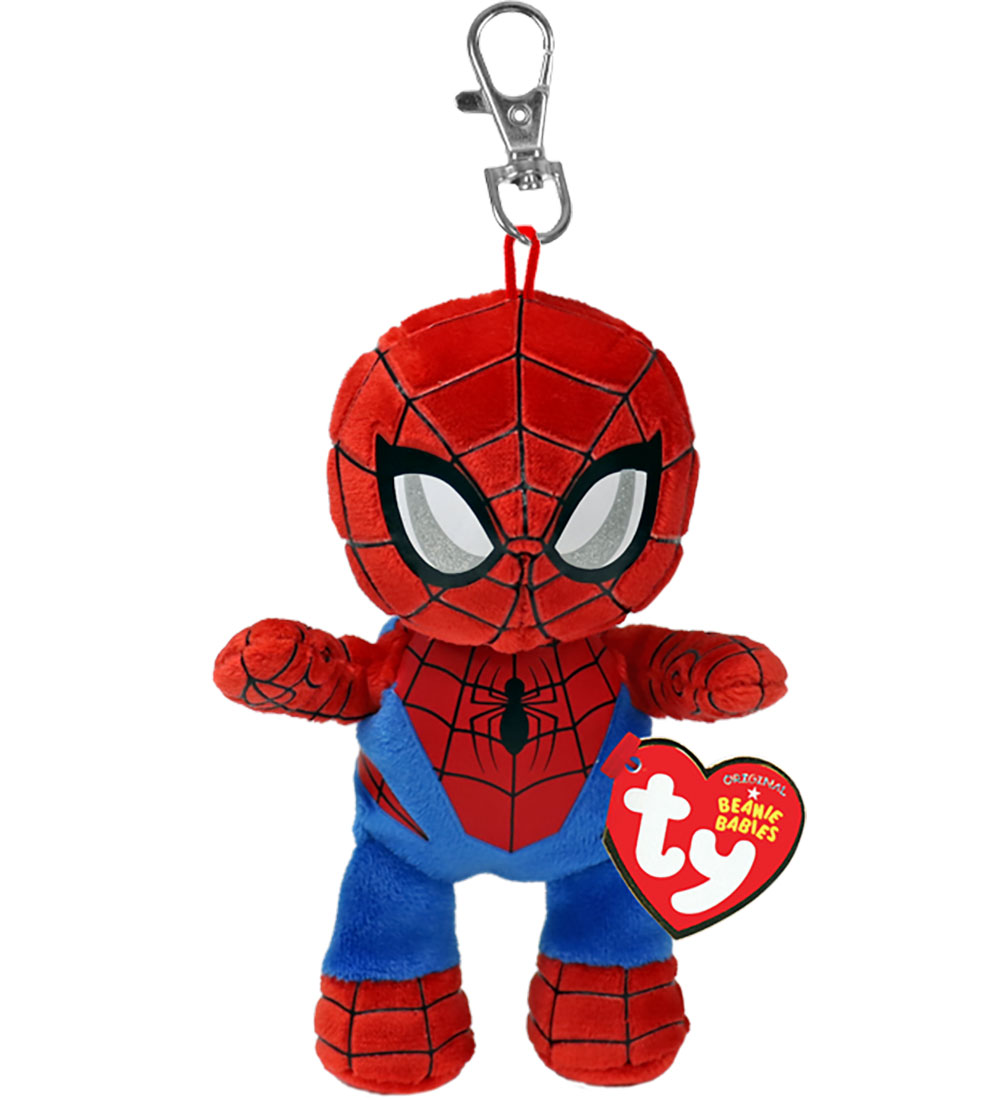 Ty Keychain w. Soft Toy - Marvel - 10 cm - Spider-Man