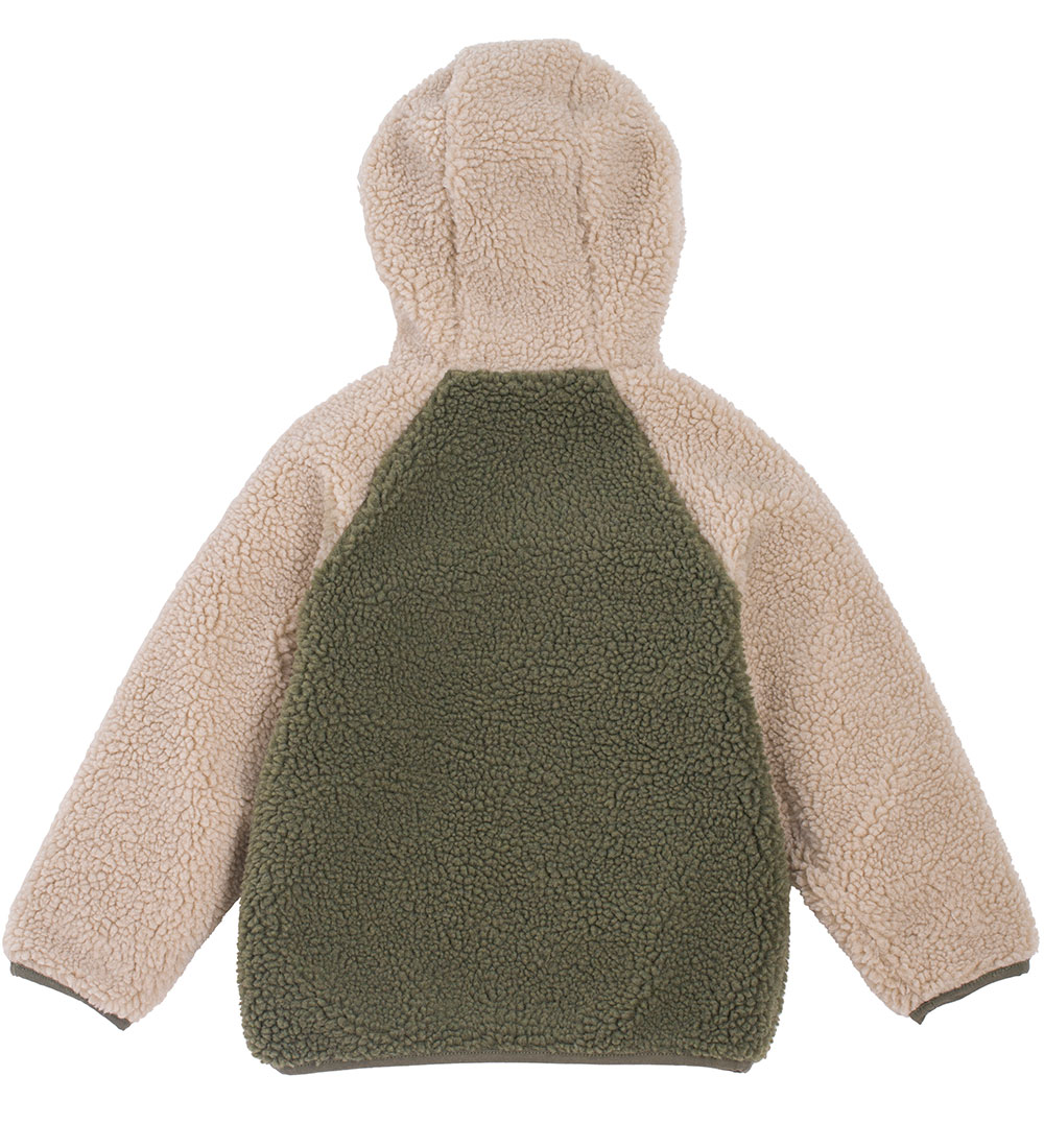 Viking Fleece Jacket - Reversible - Play - Olive/Beige