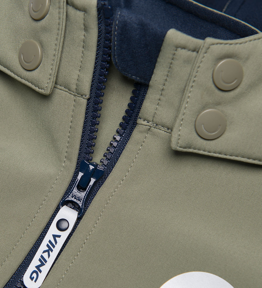 Viking Softshell Jacket w. Fleece - Play - Navy