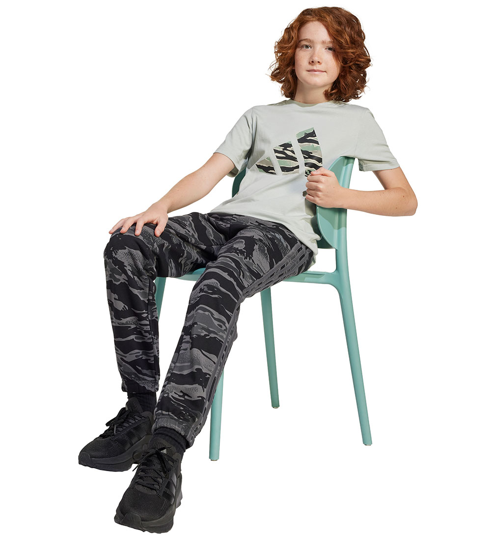 T-Shirt adidas Performance - Merveille Argent av. Logo