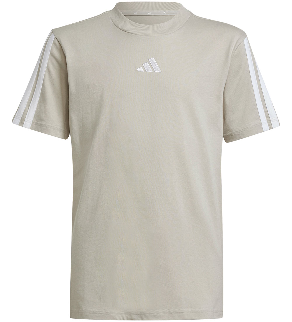 T-Shirt adidas Performance - 160 - Beige/Blanc