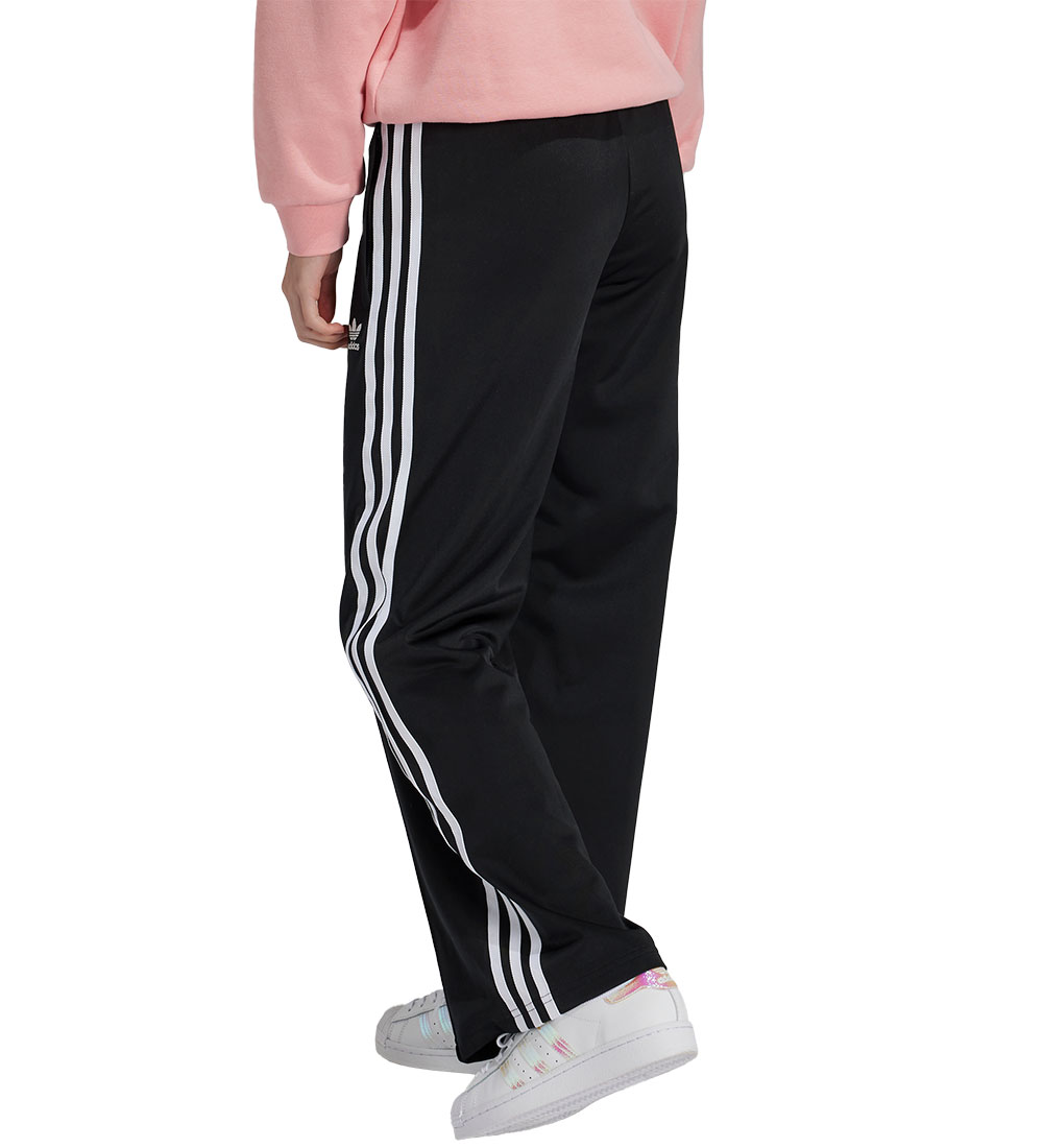 adidas Originals Trainingshose - Weit - Schwarz m. Weiß