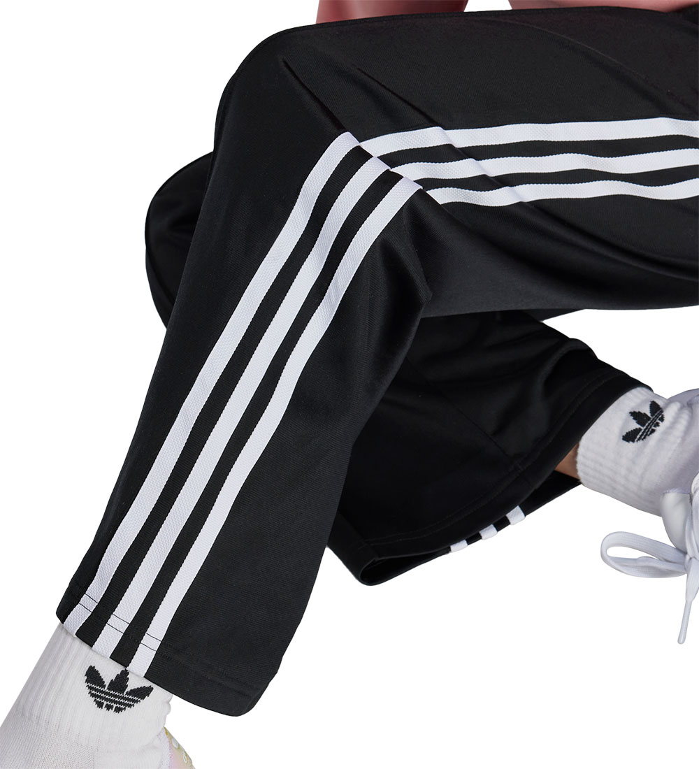 adidas Originals Trainingshose - Weit - Schwarz m. Weiß