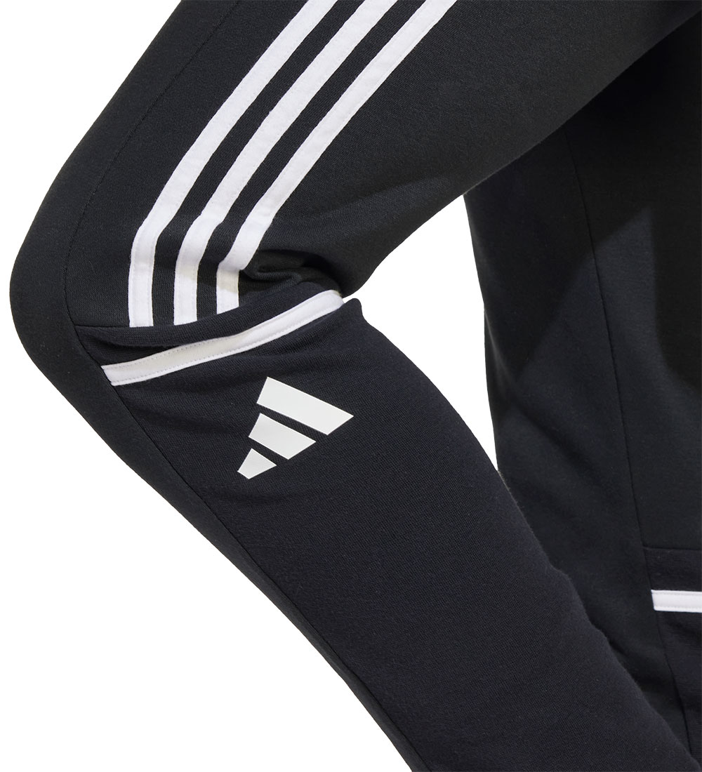 adidas Performance Jogginghosen - SQ25 - Schwarz m. Weiß