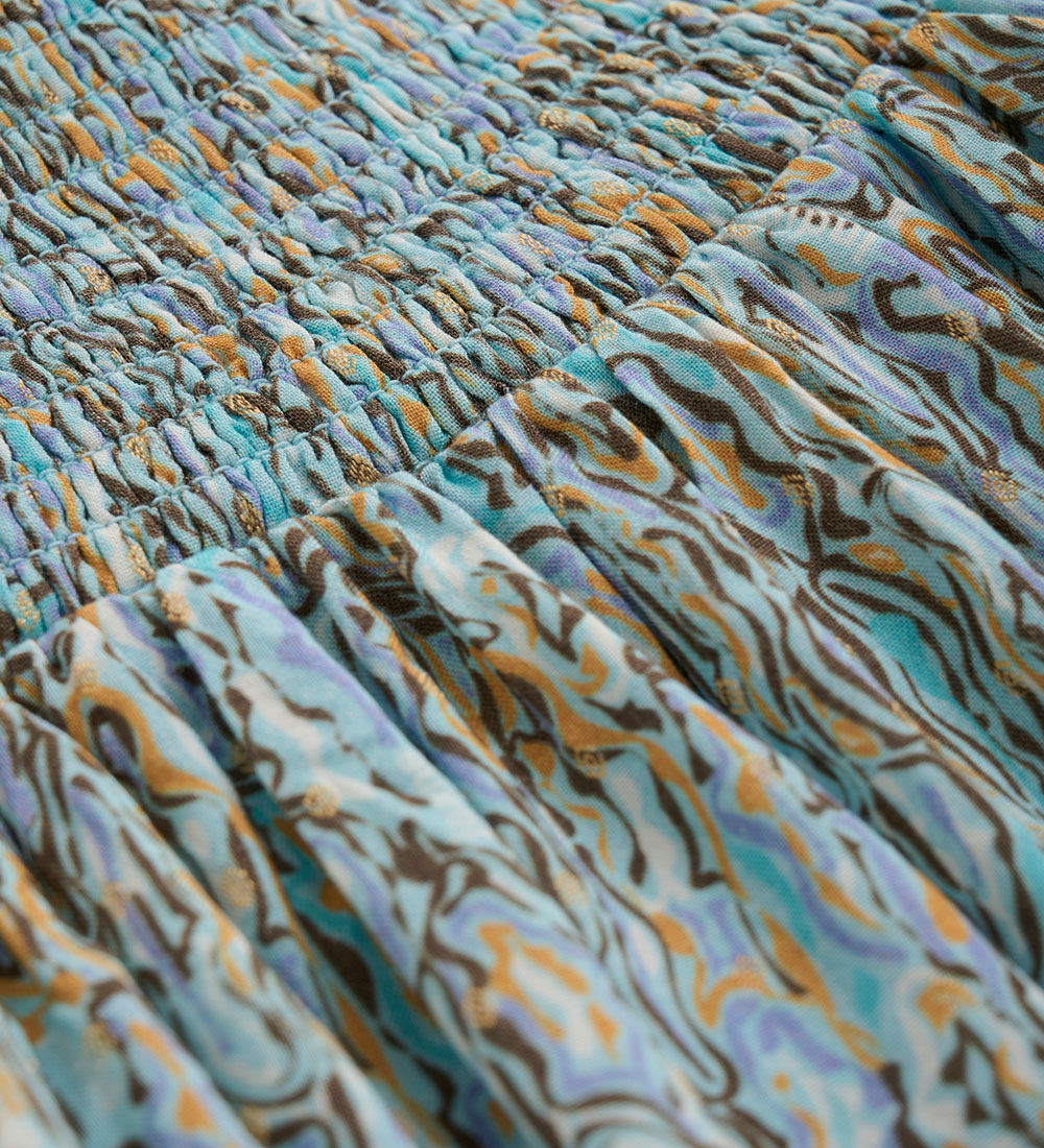 Indien Blue Jeans Jupe av. Shorts - Blue Glow