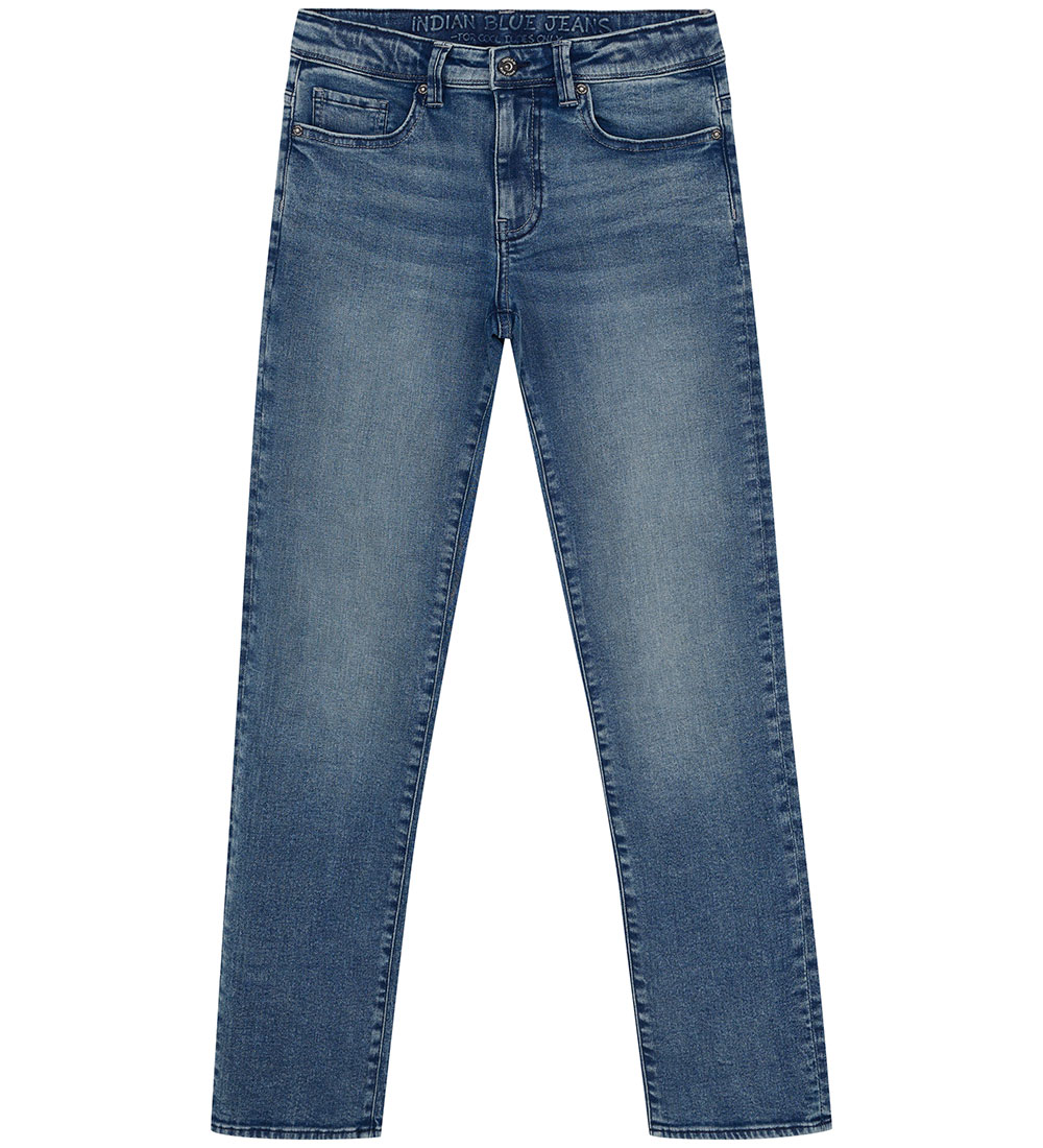 Indian Blue Jeans Jeans - Wide Straight - Medium+ Denim