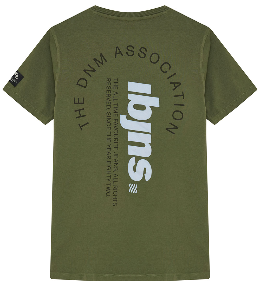 Indian Blue Jeans T-shirt - Army Earth w. Print