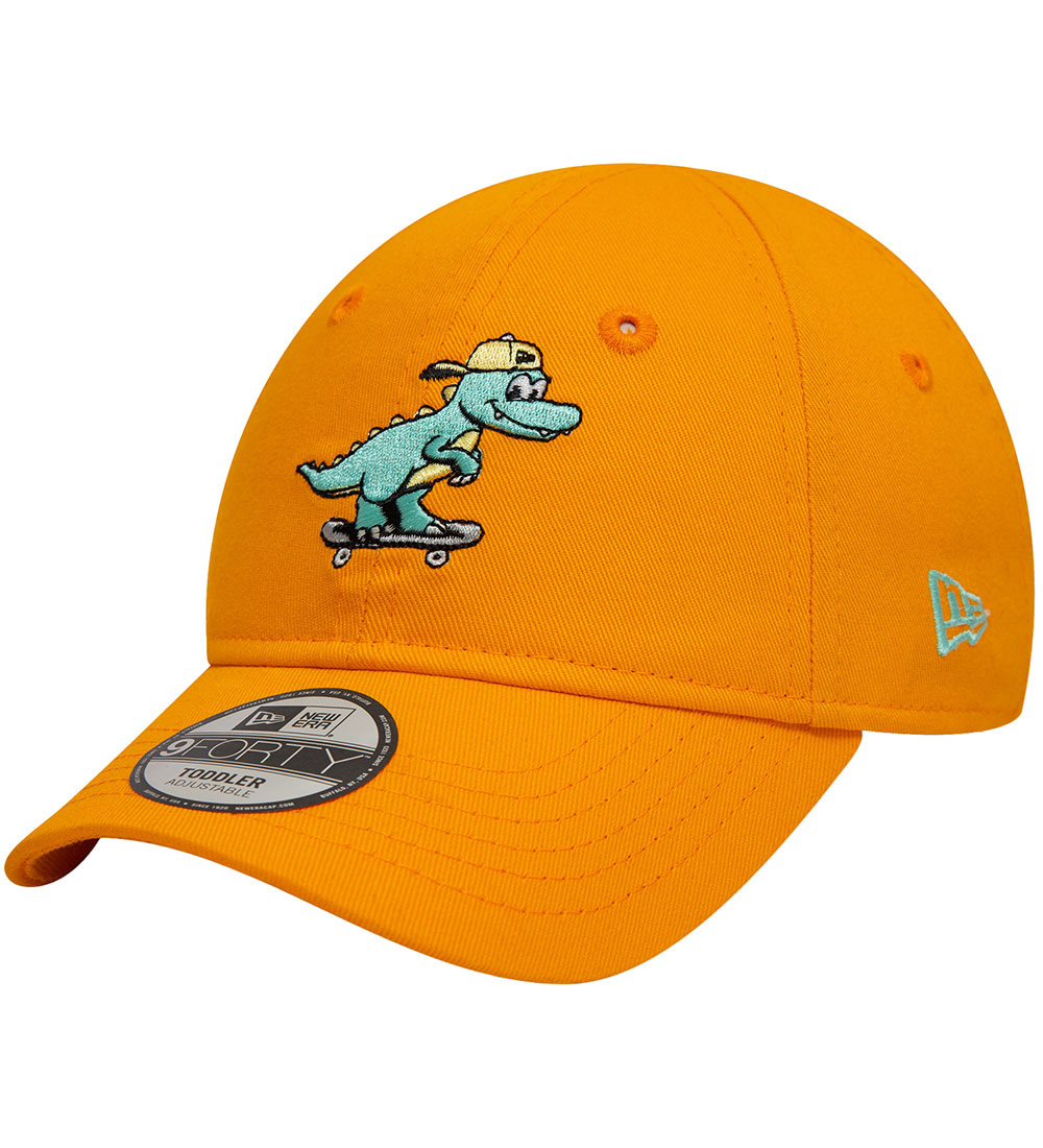 New Era Cap - 9Forty - Dinosaur - Bright Orange