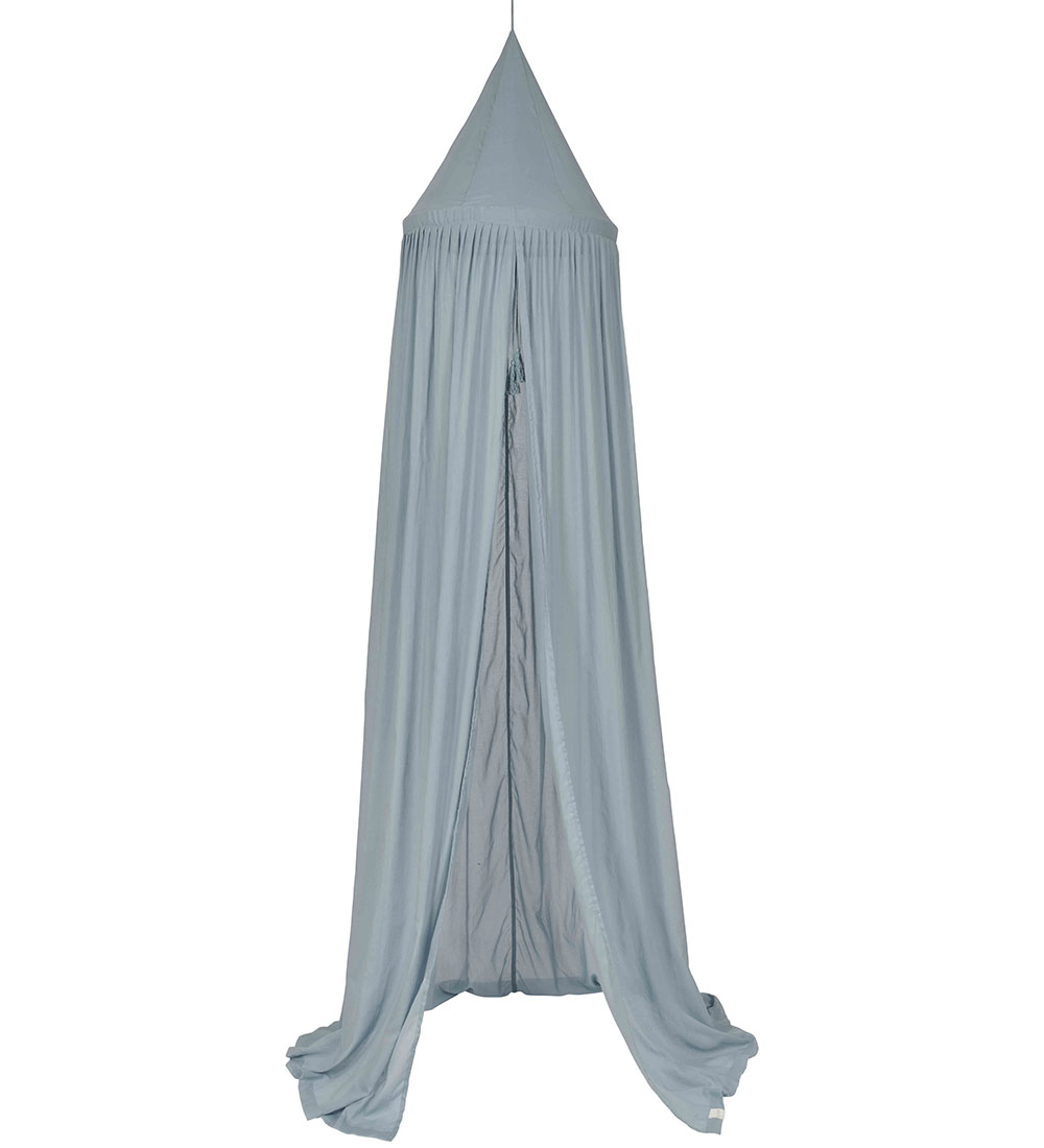 Little Dutch Sänghimmel - Muslin - Ren Denim Blue