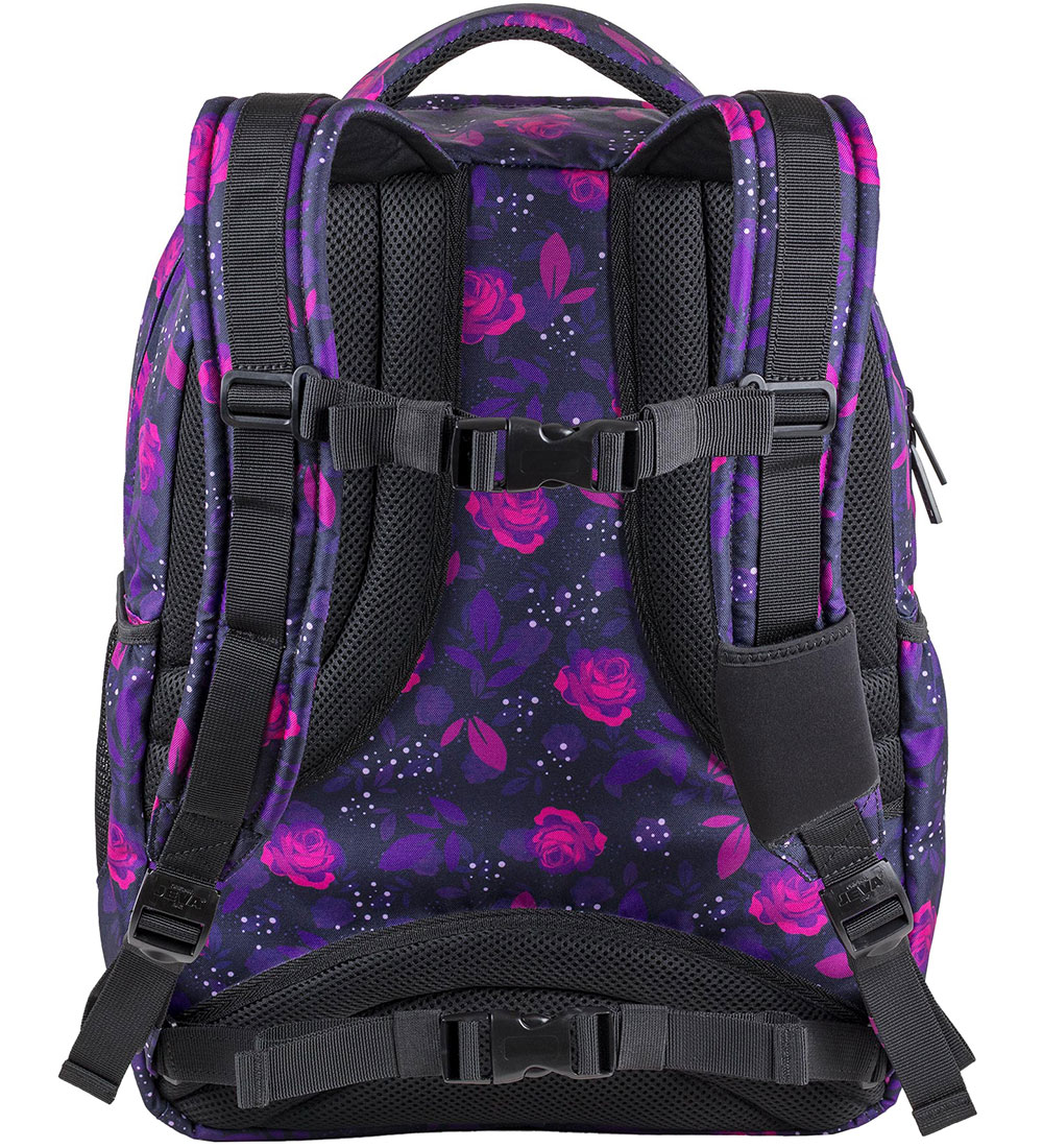 Jeva School Backpack - Survivor - Dark Rose