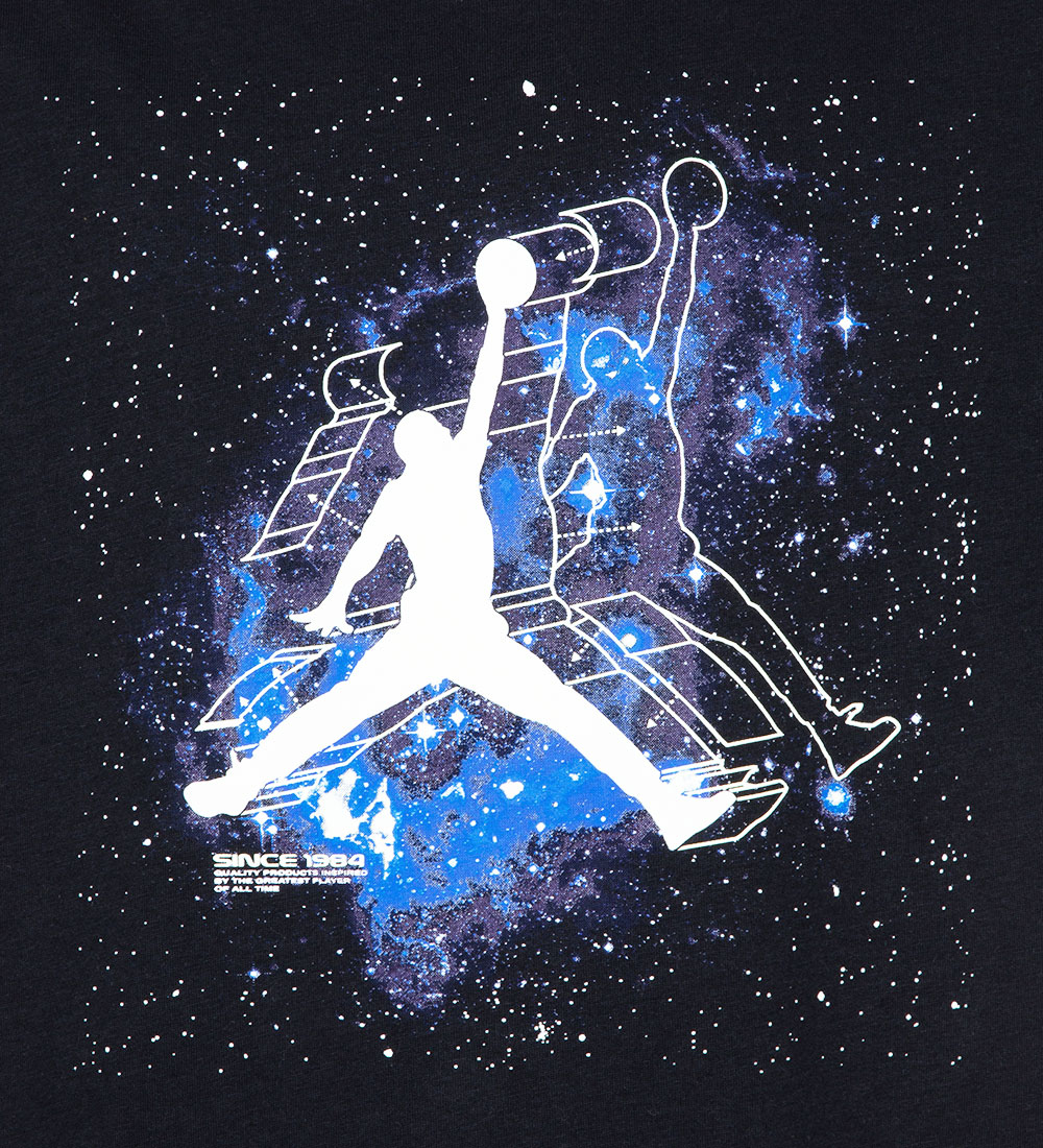 T-Shirt Jordan - Glow In The Dark - Noir av. Imprimé