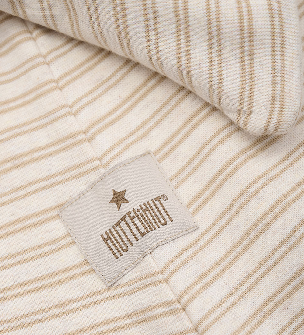 Huttelihut Schlupfmütze - 2-lagig - Pixie - Irisch Cream m. Stre