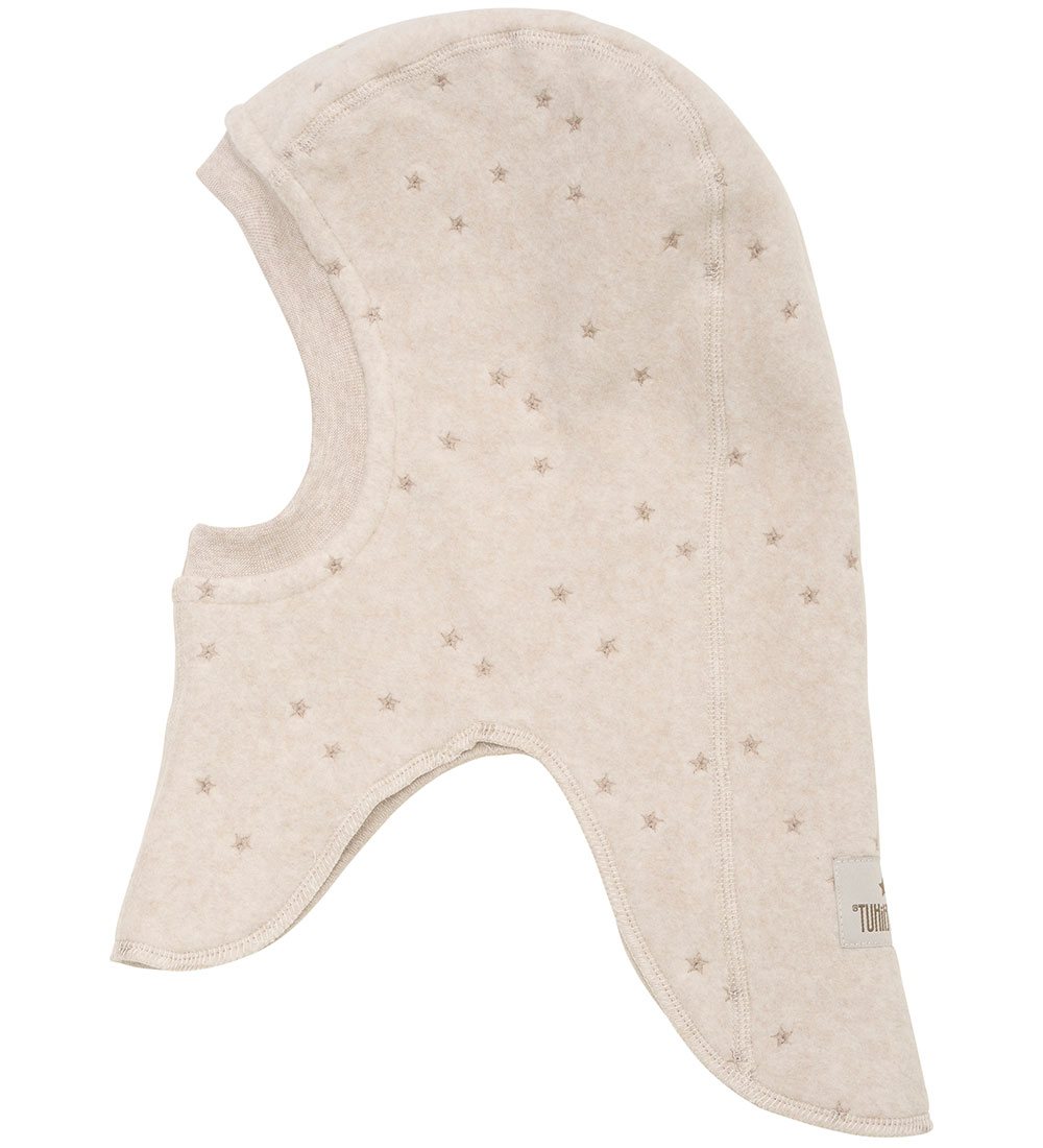 Huttelihut Schlupfmütze - Fleece - 2-lagig - Camel Melange m. St