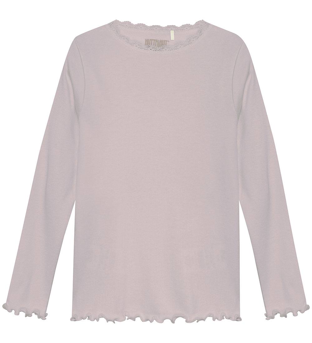 Huttelihut Blouse - Rib - Cloud Gray
